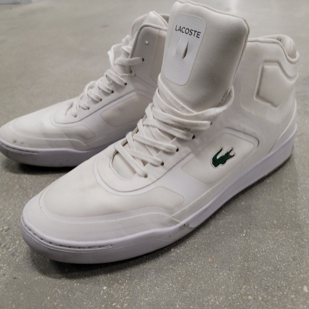 LACOSTE Men's High Top Explorateur Shoes US Size 11